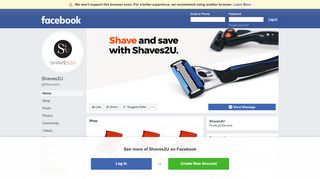 
                            2. Shaves2U - Home | Facebook