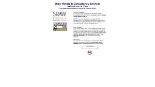 
                            2. Shaw Hotels & Consultancy Services - Shopper Sign Up