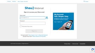 
                            1. Shaw Webmail