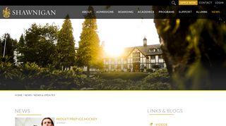 
                            4. Shawnigan Lake School - News & updates