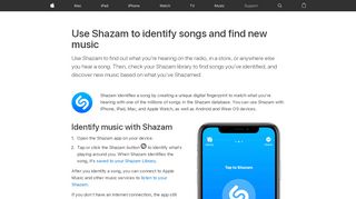 
                            8. Shazam and Spotify (iPhone) – Shazam Help