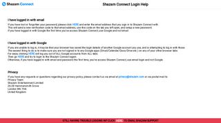 
                            2. Shazam Connect Login - FAQ