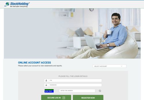 
                            13. SHCIL ONLINE - Secure LOGIN area