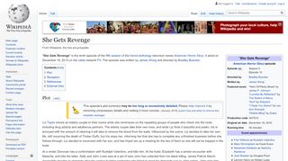 
                            9. She Gets Revenge - Wikipedia