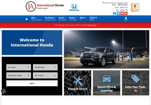 
                            7. Sheboygan Honda | International Honda | Wisconsin Honda Dealers