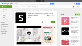 
                            8. SHEIN-Fashion Shopping Online - Apps on Google Play
