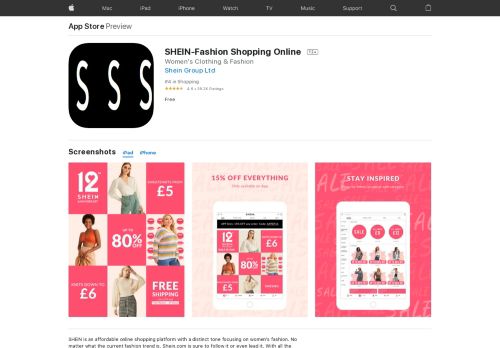 
                            13. SHEIN-Fashion Shopping Online on the App Store - iTun ...