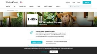 
                            12. SHEIN student discounts & voucher codes | Student Beans