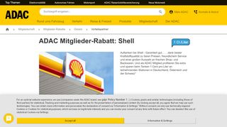 
                            7. Shell - ADAC Mitgliedervorteile: Sparen Sie bares Geld beim ADAC ...