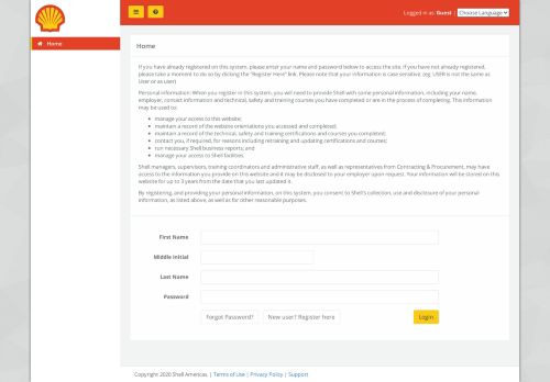 
                            11. Shell Americas Orientation & Contractor Certifications Portal