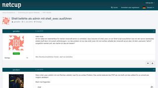 
                            5. Shell befehle als admin mit shell_exec ausführen - PHP / MySQL ...