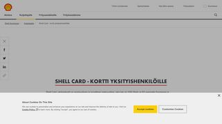 
                            4. Shell Card - kortti yksityishenkilöille | Shell Suomessa