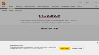 
                            8. Shell Cash Card | Shell India