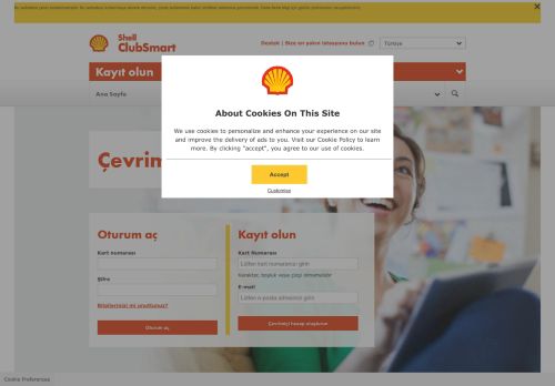 
                            6. Shell Club Smart Üye Girişi