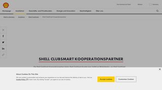 
                            10. Shell ClubSmart Kooperationspartner | Shell Germany