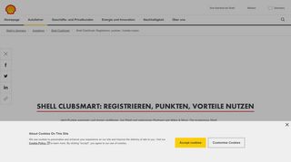 
                            8. Shell ClubSmart Vorteile und Mitglied werden | Shell Germany