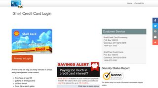 
                            4. Shell Credit Card - Login