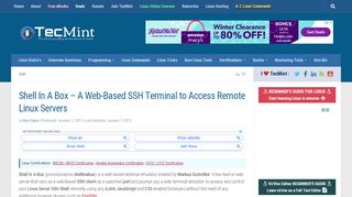 
                            10. Shell In A Box - A Web-Based SSH Terminal to Access Remote Linux ...