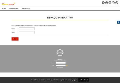 
                            11. Shell Iniciativa Jovem | Espaço Interativo