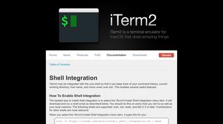 
                            4. Shell Integration - Documentation - iTerm2 - macOS Terminal ...