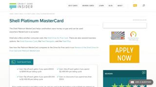 
                            8. Shell Platinum MasterCard - Credit Card Insider