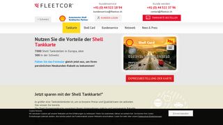 
                            6. Shell Tankkarte in Schweiz und innerhalb Europas | FLEETCOR