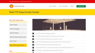 
                            8. Shell TTS Sıkça Sorulan Sorular | Shell Taşıt Tanıma Sistemi - Shell TTS