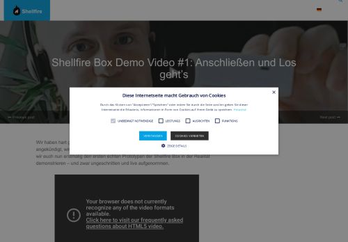 
                            4. Shellfire Box Demo Video #1: Anschließen und Los geht's - Shellfire ...