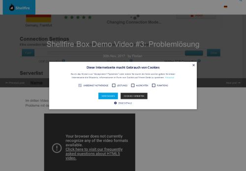 
                            6. Shellfire Box Demo Video #3: Problemlösung - Shellfire Blog