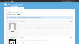 
                            13. Shellinabox Issue - Plugins - openmediavault