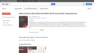 
                            12. Shelly Cashman Series Microsoft Office 365 & Access 2016: Comprehensive