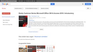 
                            13. Shelly Cashman Series Microsoft Office 365 & Access 2016: Introductory