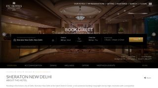 
                            10. Sheraton New Delhi - Luxury Hotel in New Delhi, one of the finest 5 ...