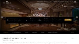 
                            9. Sheraton New Delhi - Luxury Hotel in New Delhi, one of the ...