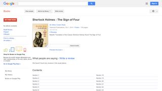 
                            10. Sherlock Holmes : The Sign of Four