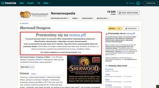 
                            6. Sherwood Dungeon | Nonsensopedia | FANDOM powered by Wikia