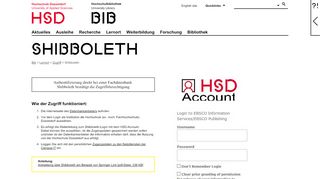 
                            8. Shibboleth - Hochschulbibliothek - Hochschule Düsseldorf