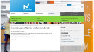 
                            5. Shibboleth-Login auf Springer Link funktioniert wieder