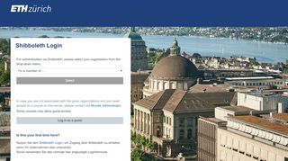 
                            6. Shibboleth Login - Moodle Course - ETH Zürich