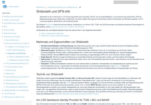 
                            8. Shibboleth und DFN-AAI - Leibniz-Rechenzentrum (LRZ ...