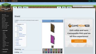 
                            6. Shield – Official Minecraft Wiki