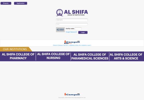 
                            8. Shifa Institute of Medical Sciences :: Member Login - iCampuz