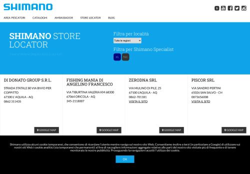 
                            9. Shimano shop | Shimano Fish Network