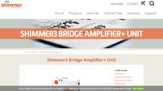 
                            12. Shimmer3 Bridge Amplifier+ Unit - Shimmer Sensing