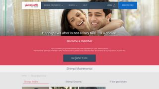 
                            4. Shimpi Matrimonial - Shimpi Marriage - Jeevansathi.com