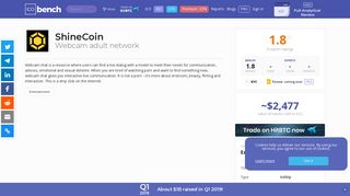 
                            8. ShineCoin (SHINE) - ICO rating and details | ICObench