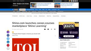 
                            11. Shine.com launches career,courses marketplace 'Shine Learning ...