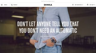 
                            8. Shinola – Official Site | Shinola® Detroit