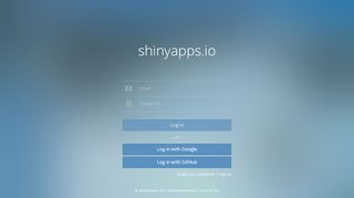 
                            8. Shiny App Admin - Shinyapps.io