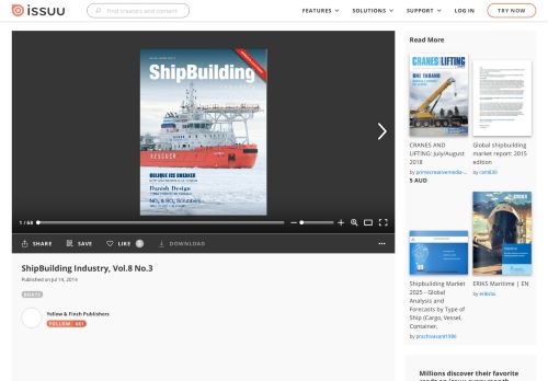 
                            11. ShipBuilding Industry, Vol.8 No.3 by Yellow & Finch Publishers - issuu